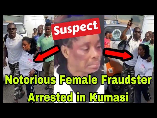 BREAKINGNotorious Female Fraudster Arr£sted On Auntie Naa's Show At Oyerepa Fm