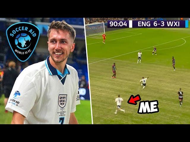 I PLAYED IN SOCCER AID!