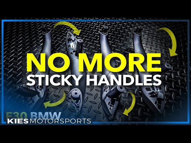 How to Replace STICKY Inner Door Pull Handles on your F30 BMW (BMW 320, 328, 330, 335 and 340)