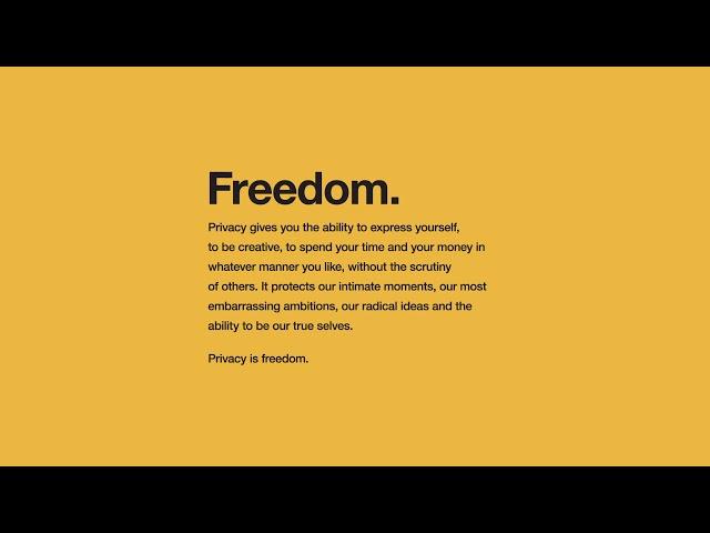 Privacy is freedom — Zcash