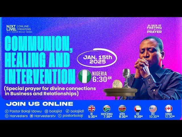 Prayer For Healing & Intervention || Pst Bolaji Idowu || Jan 15th 2025