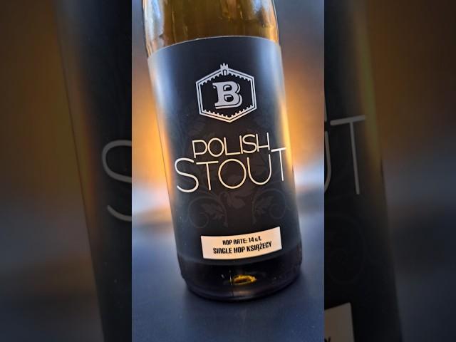 Kapitalny Stout na polskim chmielu!