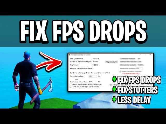 How To Fix FPS Drops & Reduce Input Delay in Fortnite! (Quick Method)