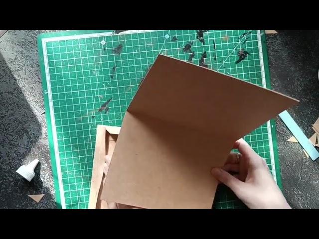 МК по изготовлению космического альбома с элементами Pop Up. 1 часть.Дизайнер Анна Тельнова