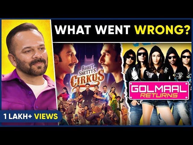 Rohit Shetty Talks About His WEAKEST FILMS - GOLMAAL RETURNS & CIRKUS!