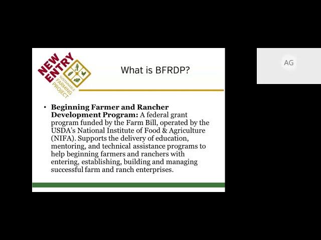 Applying for BFRDP Funding in 2019