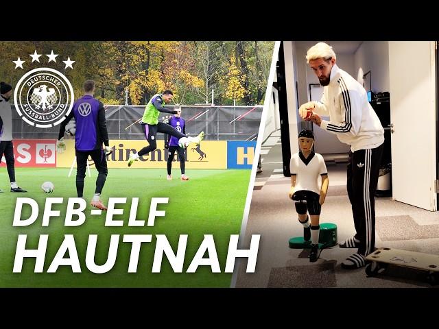 DFB-Elf trainiert mit Kreisligisten & Andrich entertaint! | Hautnah mit der Nationalmannschaft