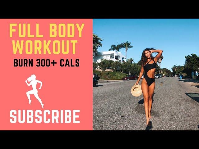 30 MIN FULL BODY LEGS, BOOTY, ARMS    HOME WORKOUT    I BURNED 335 CALS!