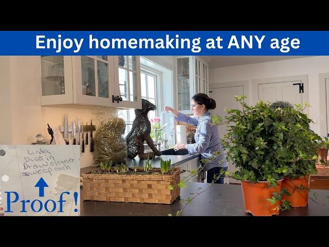 Too old? too Young? You're never too young or too old to be skilled at and enjoy homemaking!