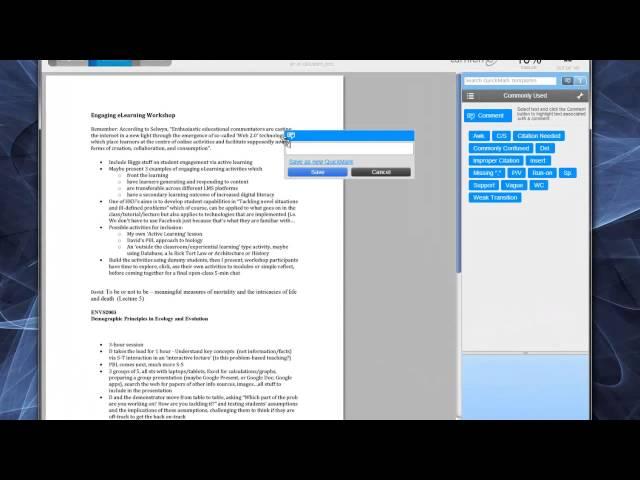 6: Turnitin GradeMark Basics