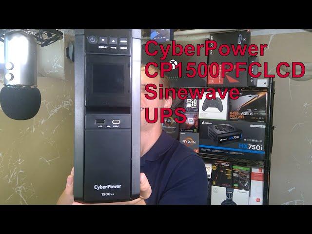 CyberPower CP1500PFCLCD Sinewave UPS - WFH - Unboxing