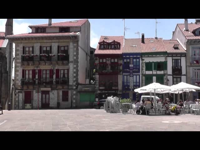 Scenes of Basque coast: Spain / France border