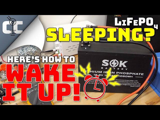 How to Wake a Sleeping LiFePO4 Battery  Charge a Fully Depleted Lithium Iron Phosphate Battery