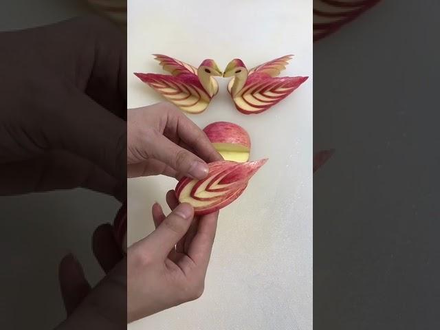 Apple Cutting Skill's & Salad Decorations 