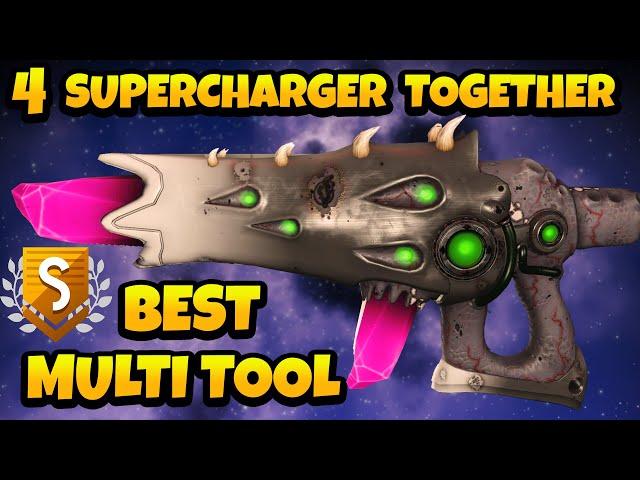 Best Alien MultiTool S Class with 4 SuperCharger Together No Man's Sky Waypoint