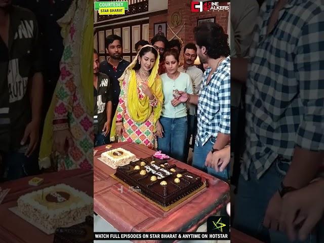 Shoaib ibrahim birthday celebration on set of ajooni- Cinetalkers