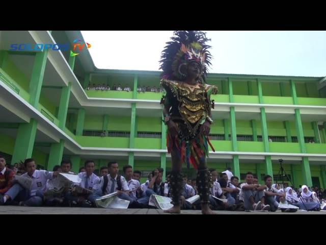 PENAMPILAN TARI TOPENG IRENG SMK KARYA NUGRAHA BOYOLALI