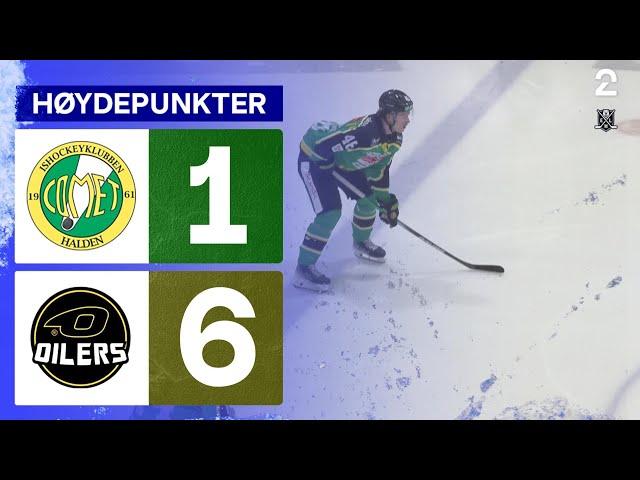 Comet Halden 1 - 6 Stavanger Oilers - Høydepunkter