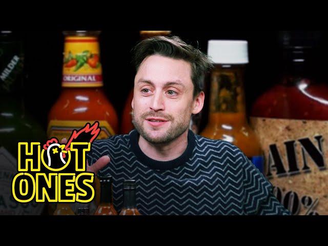 Kieran Culkin Fires Sean While Eating Spicy Wings | Hot Ones