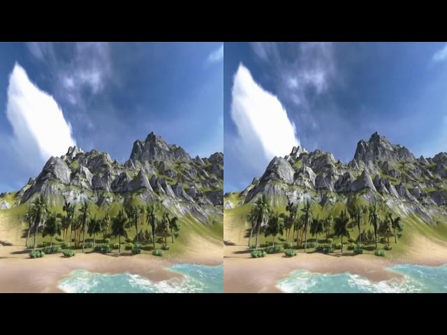 Virtual reality travel - 3D extreme stereoscopic - HD