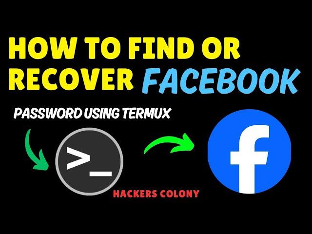 How to Find or Recover Lost Facebook I'd Password using Termux | How to Recover Hacked Facebook id