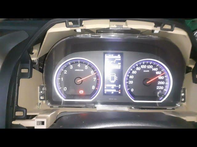 CARA CEK KERUSAKAN SPEDOMETER CRV GEN 3,,RESET MANUAL