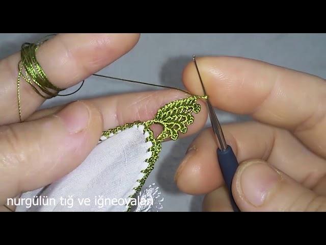 #crochet#handmade#puntillas#535.TIĞ OYASI İĞNEDEN TIĞA BU SEFERDE MEKİK GÖRÜNÜMLÜ TIĞ OYASI