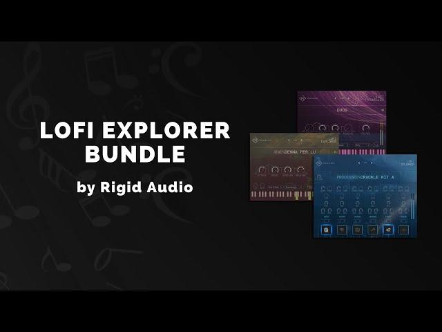 Rigid Audio Lofi Explorer Bundle - 3 Min Walkthrough Video (87% off for a limited time)