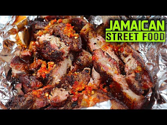 JAMAICAN STREET FOOD! Traveling Jamaica for street food (WEST)