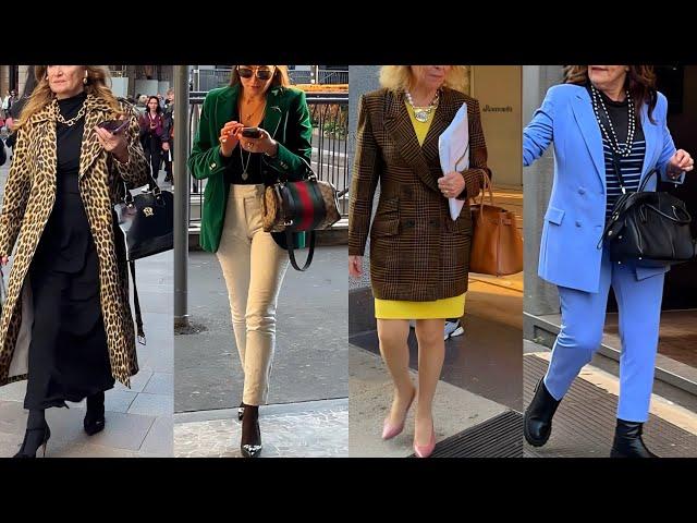 EXPERIENCE FALL ELEGANT STREET STYLE FROM MILANESE | AUTUMN OUTFITS TRENDS 2024 | ITALIAN FASHION