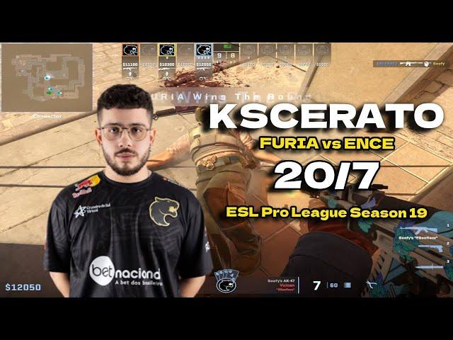 CS2 POV FURIA KSCERATO (20/7) vs ENCE (Mirage) @ ESL Pro League Season 19