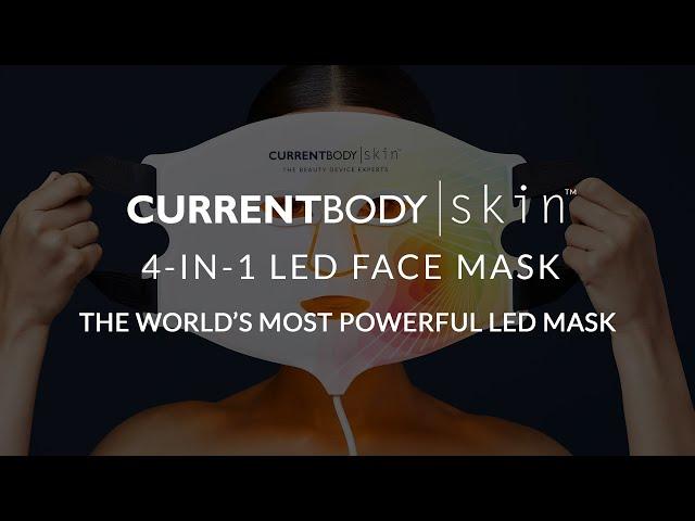 World's most powerful LED mask | CurrentBody Skin 4-In-1 LED Face Mask