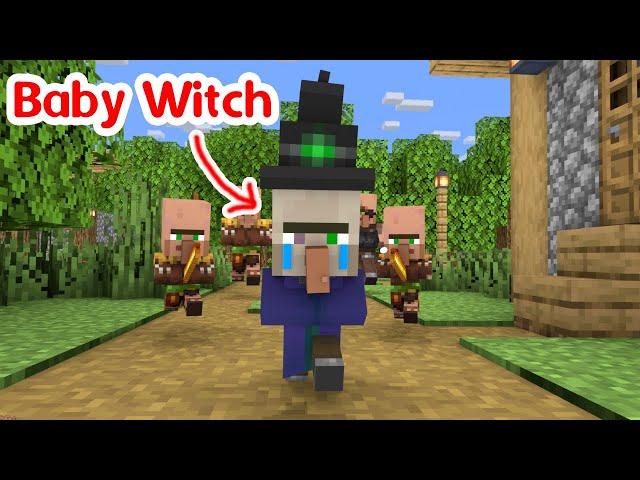 Villagers Hate Baby Witch - Minecraft Animation