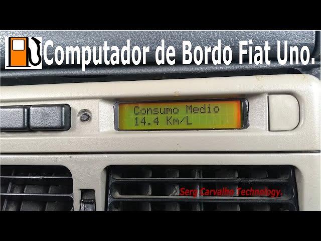 Computador de Bordo Fiat Uno Fire. Rélogio Uno 2005 - 2013!.