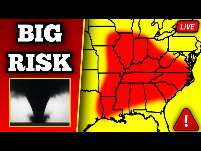  BREAKING Severe Weather Outbreak Coverage - Strong Tornadoes Likely With Live Storm Chasers
