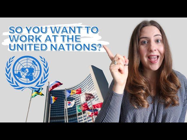 4 ENTRY POINTS for getting your FIRST UN JOB