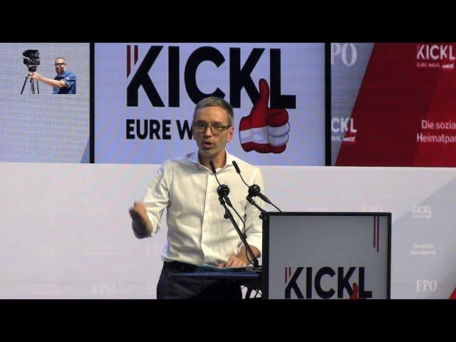 Herbert Kickl (FPÖ) Rede in Graz 7.9.2024  Ein Mann aus dem Volk für das Volk