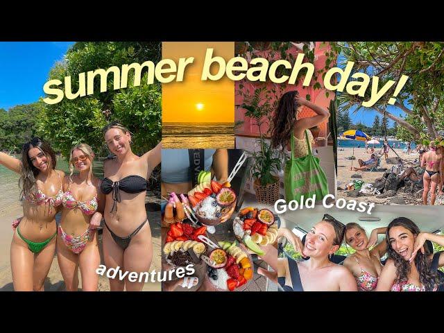 A SUMMER BEACH DAY WITH FRIENDS! Gold Coast, Australia vlog