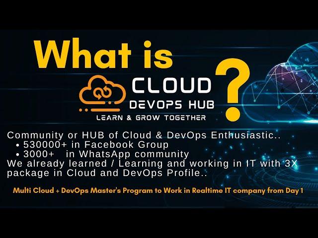 All About Cloud DevOps Hub #clouddevopshub #cloud #cloudcomputing #linux #aws #awstraining
