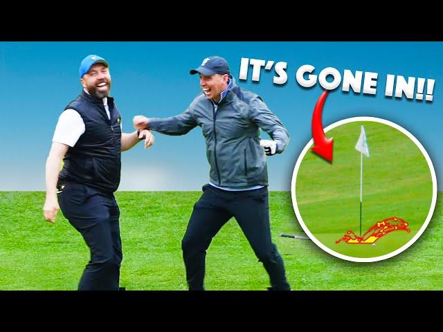 The GREATEST golf shot ever on the channel!