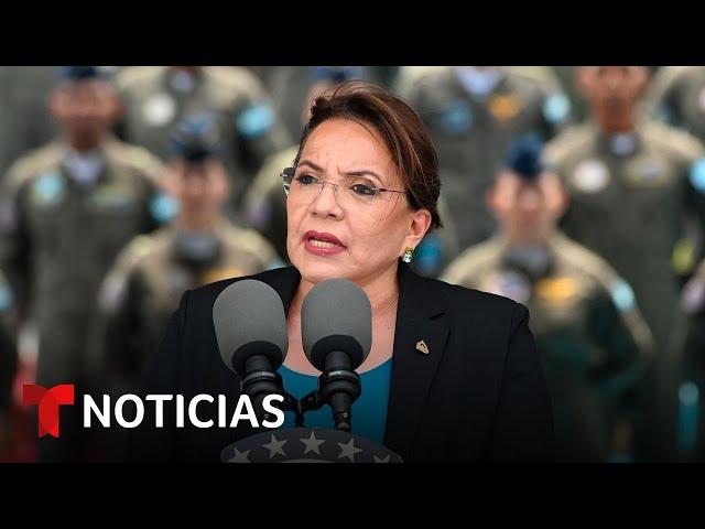 Presidenta de Honduras ordena construir una megacárcel como la de El Salvador | Noticias Telemundo