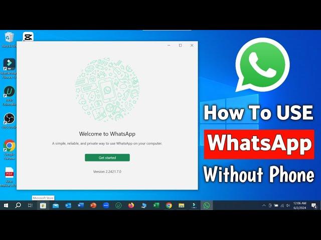 How To Use Whatsapp in Laptop Without Phone || Whatsapp in PC Without Phone  | WhatsApp Tips