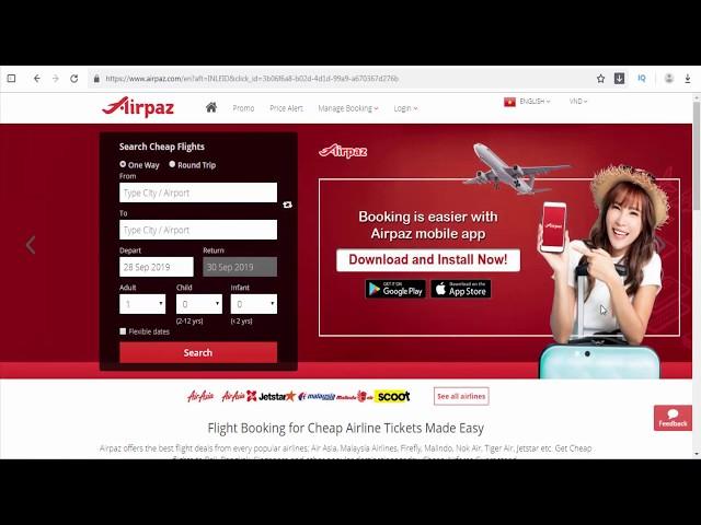 Airpaz - Flight Booking for Cheap Airline Tickets Made Easy - World Wide