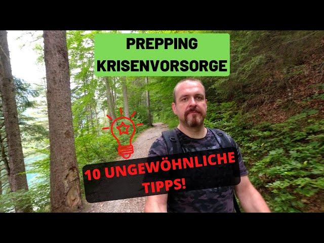 Prepping/Krisenvorsorge - 10 ungewöhnliche Tipps  4K