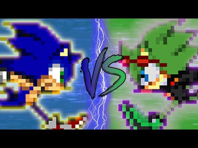 Sonic VS Scourge (pivot sprite battle)