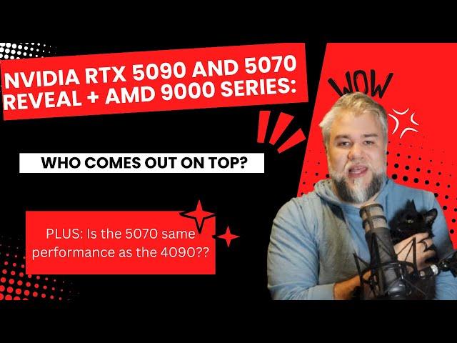 NVIDIA RTX 5090 & 5070 vs AMD Ryzen 9000 GPUs: DLSS 4, Specs, and Performance Breakdown!