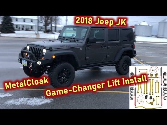 Installing MetalCloak 3.5" GAME-CHANGER RockSport Lift on a JEEP JK