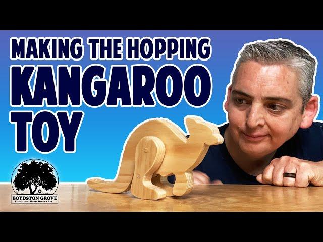 How To Make The Hopping Kangaroo Toy // Easy Woodworking Project