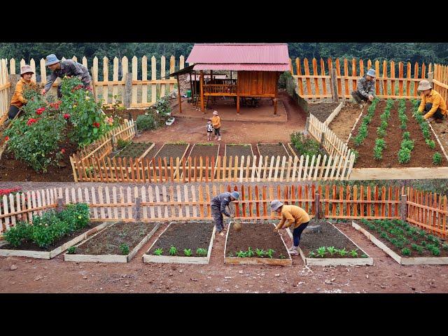 TIMELAPSE: START TO FINISH Build a wooden house, beautify the farm | Daily life and Farm