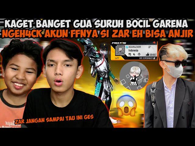 BOCIL GARENA NGECIT BISA MASUK AKUN ZAR FF TIBA TIBA! LANGSUNG INTIP VAULT & BAJAK AJA GUYS